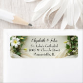 Étiquette Couronne de mariée Lily (En situation)