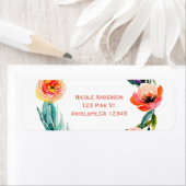 Étiquette Couronne florale audacieuse et lumineuse Shower de (En situation)