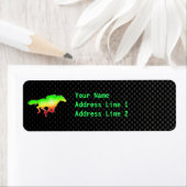 Étiquette Course à cheval élégante (En situation)