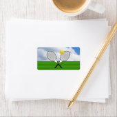 Étiquette court de tennis et RACKETS DE TENNIS (En situation)