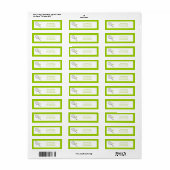 Étiquette Coutume de raquette et de boule de tennis (Feuille entière)