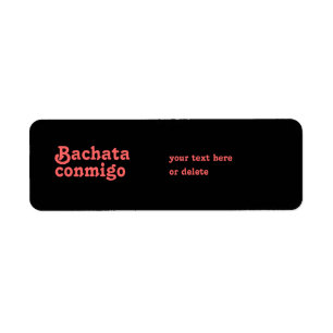 Étiquette Coutume latine de danse de Salsa de Bachata