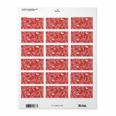 Étiquette Couverture jetée feuille de corail dérivant (Feuille entière)
