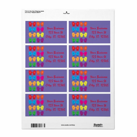 Étiquette Cove_Thunder (Feuille entière)