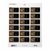 Étiquette Cowboy de Western Horse Cowboy Cowboy Hat Wagon Wh (Feuille entière)