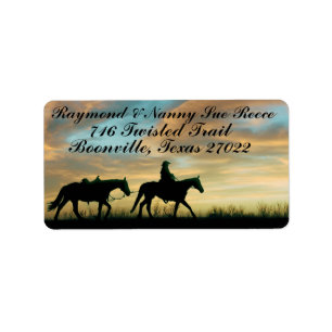 ÉTIQUETTE COWBOY SLEURY