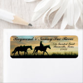 ÉTIQUETTE COWBOY SLEURY (En situation)