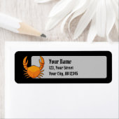 Étiquette Crab orange (En situation)