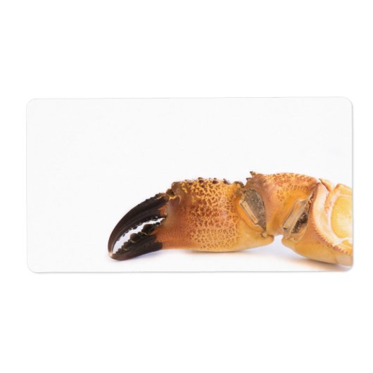 Étiquette Crabe (Devant)