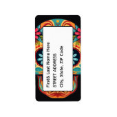 Étiquette Crâne à sucre (Devant)