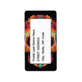 Étiquette Crâne à sucre (Devant)