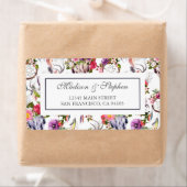 Étiquette Crânes de cerfs, fleurs et cliquetis de rêve - Mar (En situation)