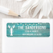 Étiquette Crawfish Boire Famille Réunion Fête des fruits de  (En situation)