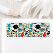 Étiquette Crazy head (En situation)