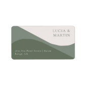 Étiquette Crazy Right Now Wedding Address (Devant)