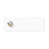 Étiquette Cream Labradoodle (Devant)