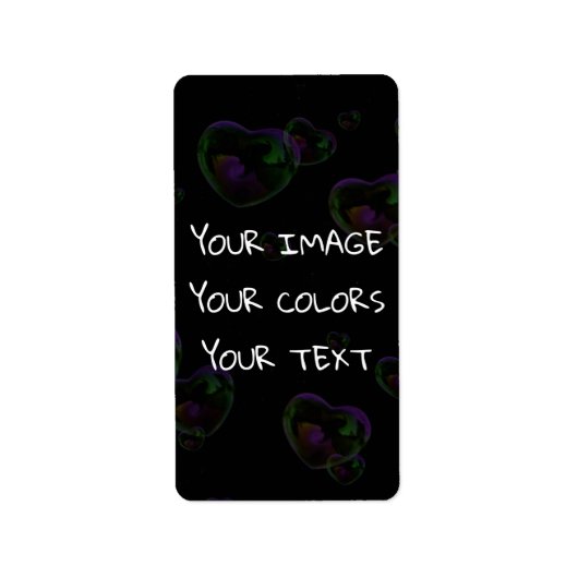 Étiquette Create a Custom (Devant)