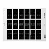 Étiquette Create a Custom (Feuille entière)