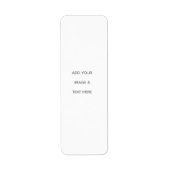 Étiquette Create Your Own white  (Devant)