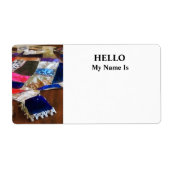 Étiquette Création d'une surface composée (Devant)