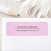 Étiquette Créative Feminine Rose clair Simple Élégant Modern (En situation)