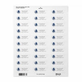 Étiquette Créature de la mer des pieuvres (Feuille entière)