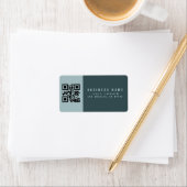 Étiquette Créer un code QR analysable | Adresse de retour mo (En situation)