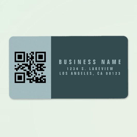 Étiquette Créer un code QR analysable | Adresse de retour mo