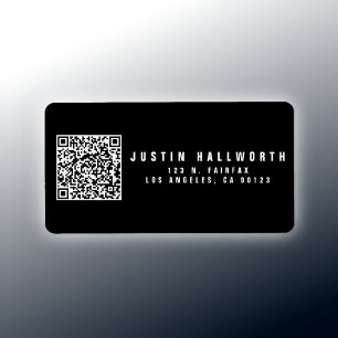 Étiquette Créer un code QR analysable Adresse de retour mo