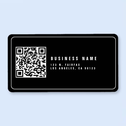 Étiquette Créer un code QR scannable | Adresse de retour mod