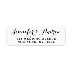 Étiquette Créer un mariage élégant personnalisé