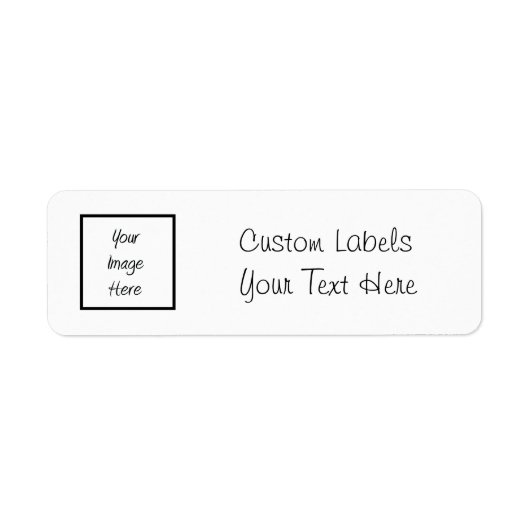Étiquette Créer votre propre - Personnaliser vide (Devant)