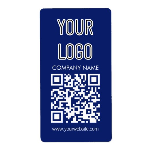 Étiquette Créez un code QR instantanément | Design simple mo (Devant)