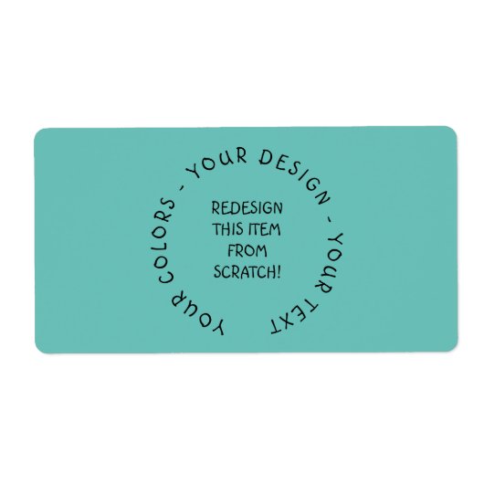 Étiquette Créez votre propre (Devant)