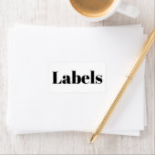 Étiquette Créez votre propre adresse de promotion de marque (En situation)