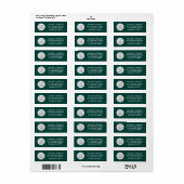 Étiquette Créez votre propre adresse de retour de Michigan S (Feuille entière)