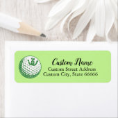 Étiquette Créez votre propre adresse de thème irlandais pers (En situation)