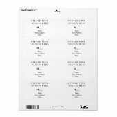 Étiquette Créez votre propre adresse d'expédition de concept (Feuille entière)