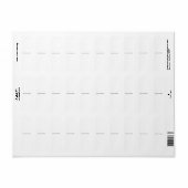 Étiquette créez votre propre blanc  (Feuille entière)