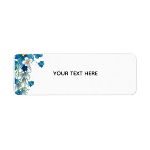 Étiquette Créez Votre Propre Floral