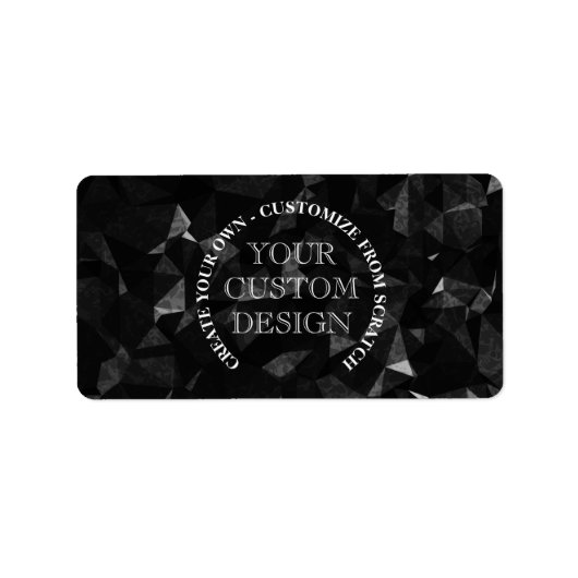 Étiquette Créez votre propre logo/conception personnalisé (Devant)