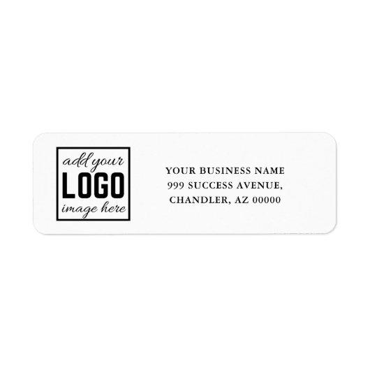 Étiquette Créez votre propre logo d'entreprise personnalisé  (Devant)