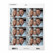 Étiquette Créez Votre Propre Photo (Feuille entière)