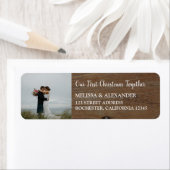 Étiquette Créez votre propre première photo Noël Ensemble (En situation)