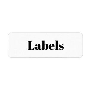 Étiquette Créez Votre Propre Promotion de Marque Simple de R