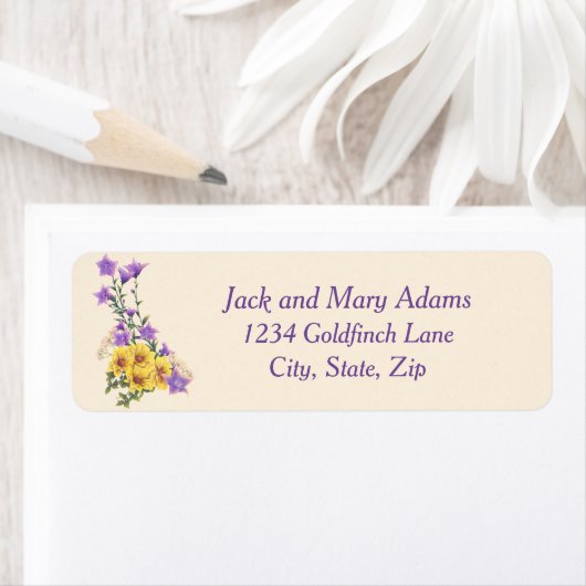 Étiquette Crème Spring Garden Collection (En situation)