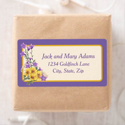 Étiquette Crème Spring Garden Collection (En situation)