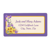 Étiquette Crème Spring Garden Collection (Devant)