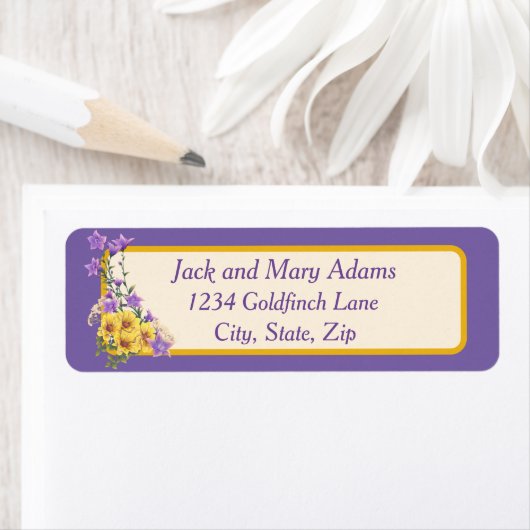 Étiquette Crème Spring Garden Collection (En situation)