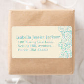 Étiquette Crème tourbillon de mer grand mariage réponse étiq (En situation)